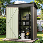 Patiowell 5x3 FT Outdoor Storage Shed, Tool Shed - Image 8