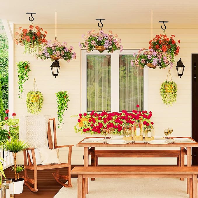 4Pack 2.5Inch Ceiling Hooks for Hanging Plant, Hanger for Indoor and Outdoor - Image 5