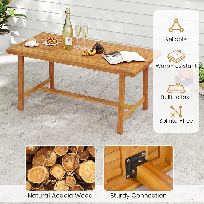 Tangkula 6 Piece Patio Dining Set - Image 5