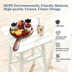 3-Piece Outdoor High Table Set, HDPE Weather Resistant - Image 4