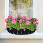 2PCS 30Inch Upgraded Planter Basket Liners Fabric Window Box Liners Felt Trough - Image 7