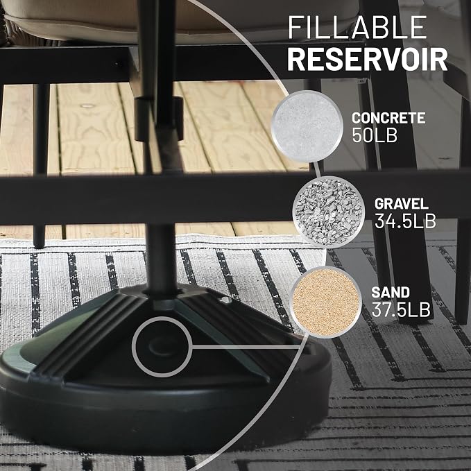 US Weight Durable Fillable Umbrella Base - Image 2
