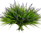 alyptus 12 Bundles Artificial Plants Outdoor Fake Monkey Grass by ALYPTUS