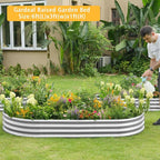 Garden 6x3x1ft Galvanized Raised Garden Bed Kit - Image 6