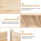 Yaheetech 47x23x32in Wooden Raised Garden Bed - Image 3
