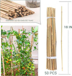 50Pcs / 18 inch Bamboo Plant Stakes - Image 5