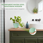 6 Inch Self Watering Pots for Indoor Plants – Small Plastic Planters - Image 8