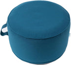 QILLOWAY Indoor/Outdoor Inflatable Stool, Round Ottoman, All Weather Foot Rest - Image 4