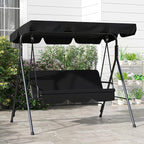 Outsunny 3-Seat Outdoor Patio Swing Chair - Image 8