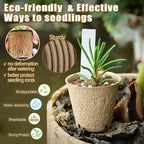 REMIAWY Peat Pots, 34 Pack 3.15 Inch Biodegradable Planting Peat Pots - Image 2