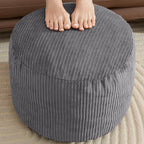 Pouf Ottoman Foot Stools with Foam Small Ottoman by WSOFRLAC