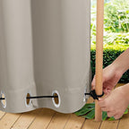 NICETOWN 2 Panels Outdoor Curtains - Image 3