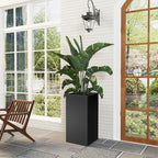 Tall Metal Planter Box for Outdoor Plants 15" L x 15" W x 30" H 2 Pack - Image 5