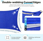 Quictent 20X20FT 185G HDPE Square Sun Shade Sail Canopy 98% UV Block Outdoor - Image 6
