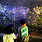 JJGoo Solar Firework Lights, 2 Pack 180 LEDs 2 Lighting Modes Solar Lights - Image 7