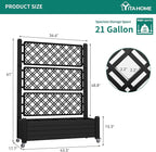YITAHOME 3.6x1.5x5 FT Planter Box Trellis - Image 8