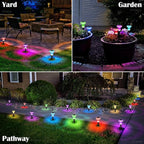 Solar Lights Outdoor Pathway Waterproof 12 Pack Color Changing LED Acrylic - Image 4
