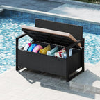 Tangkula 40 Gallon Outdoor Bench - Image 4