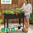 Elevated 32" Tall Raised Garden Bed - Image 4