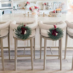 PURPLE LEAF Bar Stools Set of 2 Patio Tall Bar Chairs - Image 3