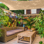 Asteroutdoor Sun Shade Sail Rectangle 10' x 13' UV Block Canopy - Image 9