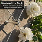Wire Trellis for Climbing Plants Outdoor, 30-Set Wall Wire Trellis Kit - Image 2