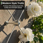 Wire Trellis for Climbing Plants Outdoor, 20-Set Wall Wire Trellis Kit - Image 2