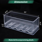 D'vine Dev 12 Inch Window Box Planter, Rectangle Plastic Herb Planter - Image 2