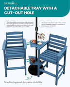 SERWALL Tall Adirondack Chairs Set of 2 - Image 5