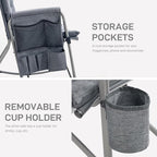 EVER ADVANCED Lightweight Folding Rocking Camping Chair, Padded Portable Rocker - Image 8