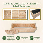 Shine Company Premium Cedar Raised Garden Bed, Planter Box - Image 7