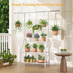Plant Stand Indoor Outdoor, 3-Tier Heavy Duty Metal Hanging Plant Shelf - Image 3
