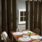 TOWN & COUNTRY BASICS Cabana Solid Heavyweight Indoor Outdoor Curtains - Image 4