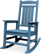 SERWALL Oversized Outdoor Rocking Chair, All-Weather Patio Rocking Chair by SERWALL
