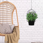 Gardzen 3 Packs Hanging Pots for Plants Outdoor & Indoor, Pot Hangers for Plant - Image 2