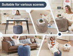 Small Pouf Ottoman Foot Rest Footstool and Ottomans Small - Image 8