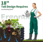 Kesfitt Raised Garden Bed, Metal Galvanized Steel Oval Garden Bed 8x2x1.5 ft - Image 7