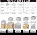 Dynaming 6 Pack Solar Post Cap Lights Outdoor, High Brightness Warm White SMD - Image 5