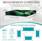 12Pcs Stretch Patio Cushion Covers, Outdoor Couch Covers Replacement, Outdoor - Image 2