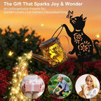 Solar Watering Can Lights with Fairy & Flowers, Outdoor Garden Decor with - Image 6