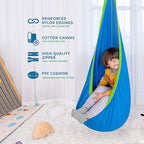 OUTREE Kids Pod Swing Seat, Cotton Child Hammock Swing Chair, Sensory Swing - Image 3
