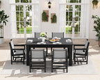 SERWALL 7 Piece Outdoor Dining Table Sets by SERWALL