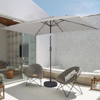 JEAREY 6.5x10 ft Rectangular Patio Umbrellas Rectangle Outdoor Umbrella - Image 8