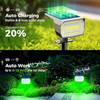 nipify 4 Pack Solar Spot Lights Outdoor, Solar Powered Waterproof Spotlight - Image 2