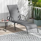 Giantex 2 Pack Patio Lounge Chair, Outdoor Chaise Lounge - Image 8