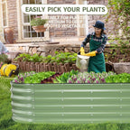 Galvanized Raised Garden Bed Outdoor- 2 Pcs Raised Beds - Image 6