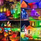 Solar Spotlights Outdoor Waterproof, RGB Landscape Spotlights, Christmas - Image 4