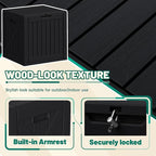 Devoko 40 Gallon Deck Box Outdoor Storage Box Waterproof - Image 2