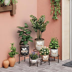 5 Pack Metal Plant Stand for Heavy Potted Plant for Home Indoor and Outdoor - Image 3