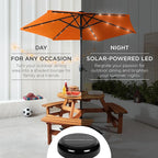 Best Choice Products 7.5ft Outdoor Solar Market Table Patio Umbrella - Image 3